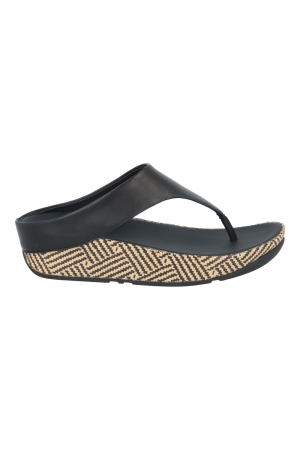 FitFlop™ Lulu lux graphic weave a4q zwart