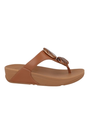 FitFlop™ Lulu marbled stone a4t cognac