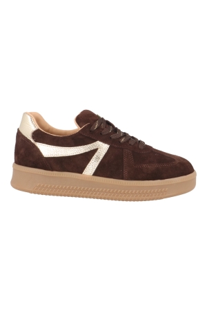 Babouche Liva-48 donkerbruin